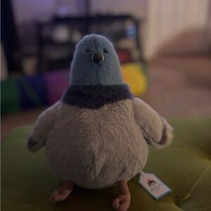 Jellycat Struttin Pigeon Plush - Blue, Gray, Purple